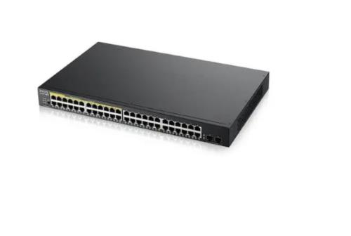 ZYXEL GS1900-48 V2 48 Port 10/100/1000 Gigabit 2xSFP Switch GS1900-48-EU0102F, Web Yönetilebilir,IPv6 Desteği